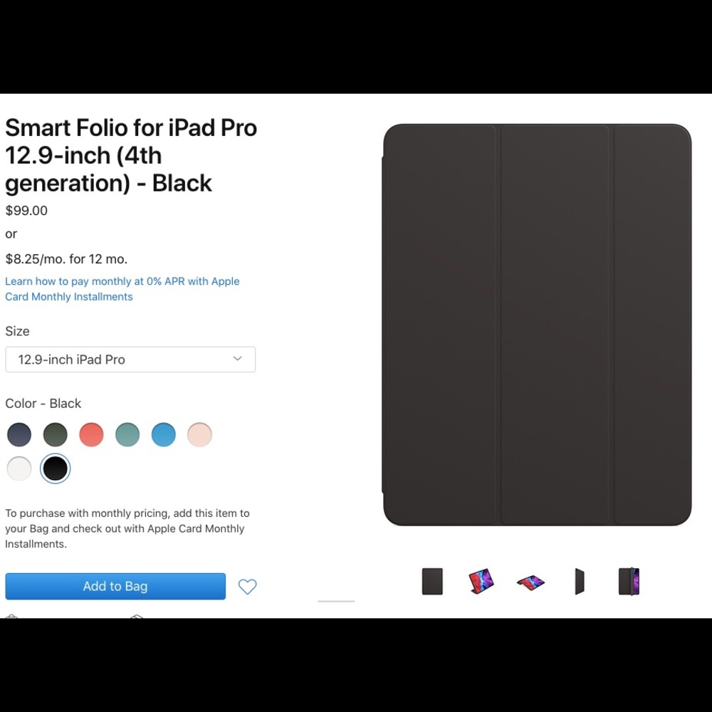 iPad Pro 12.9 inch - Smart Folio